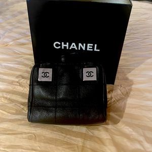 Chanel bowler quilted leather tote bag